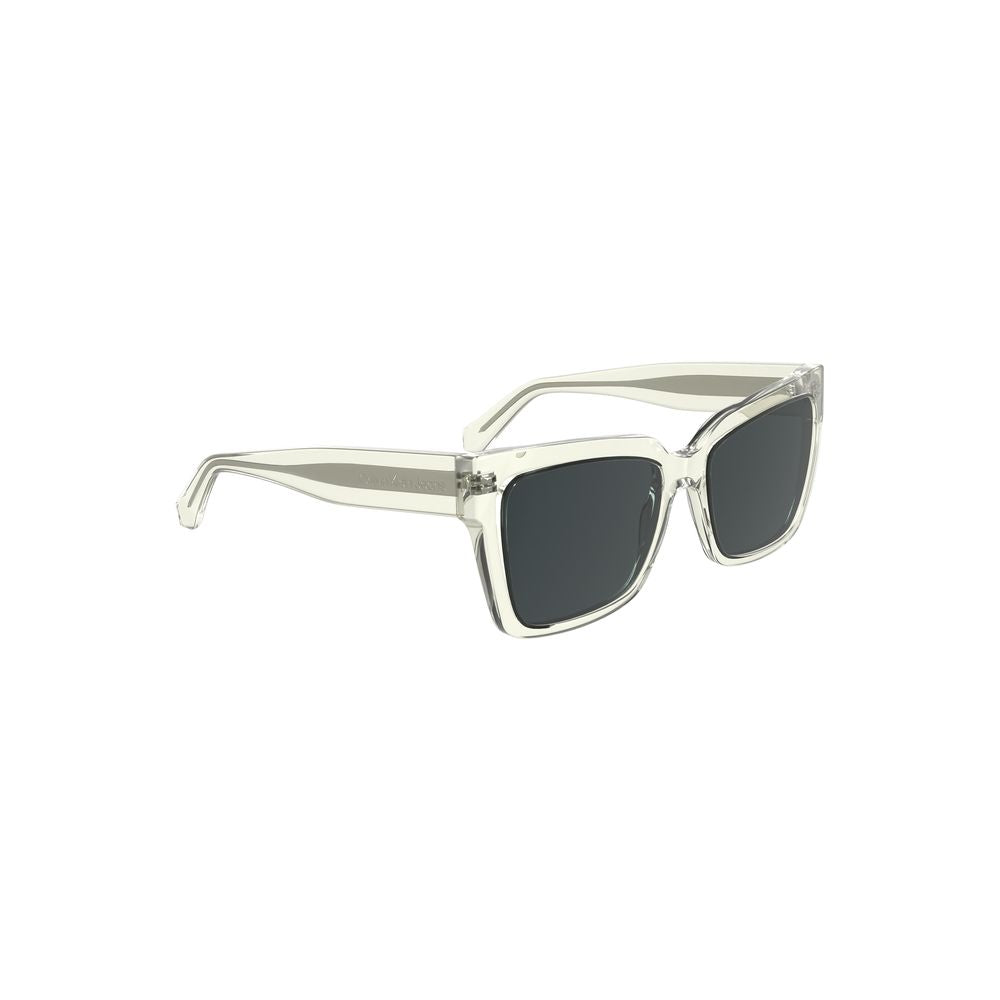 Calvin Klein Transparente Kunststoff-Sonnenbrille