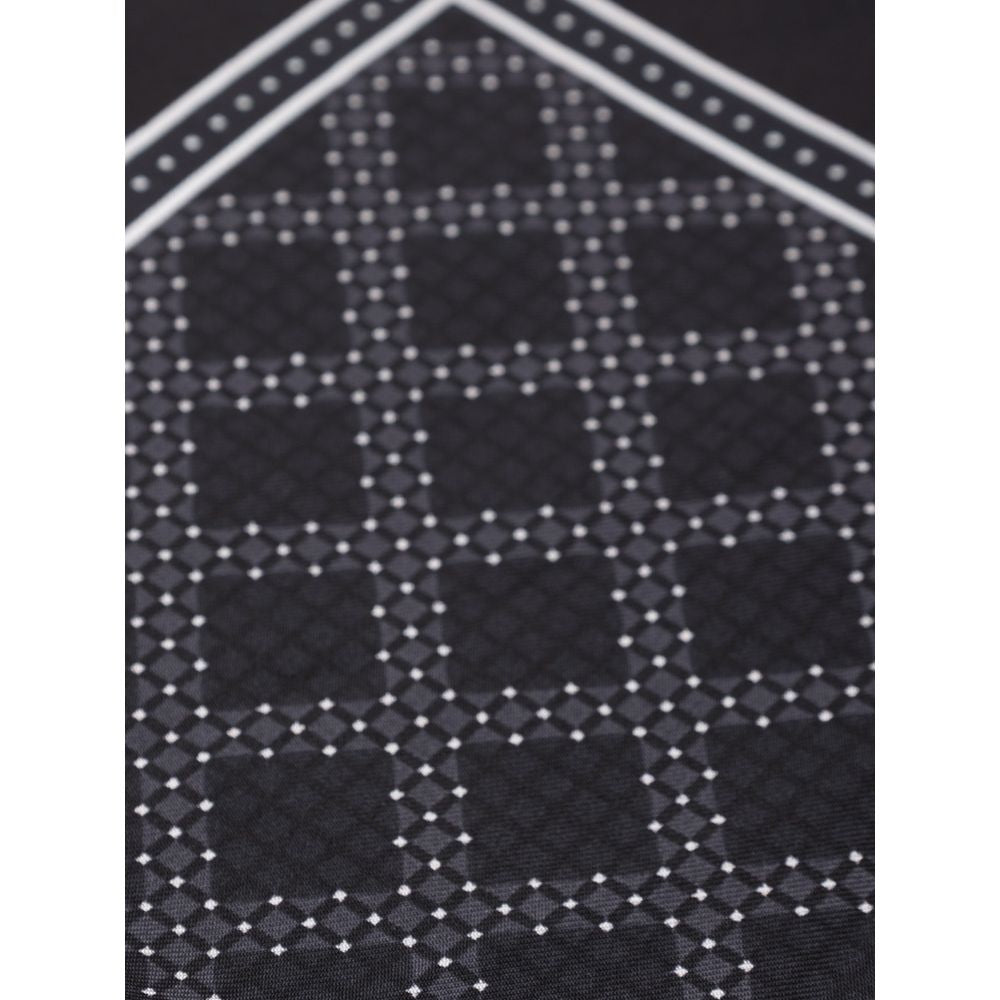 Dolce & Gabbana Einstecktuch aus schwarzer Seide