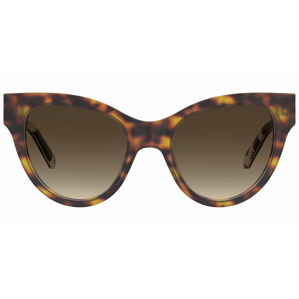 Love Moschino Braune Acetat-Sonnenbrille