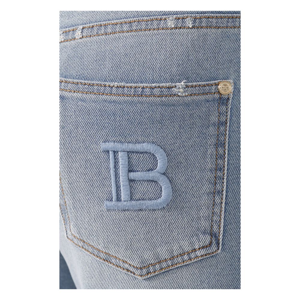 Balmain Blaue Baumwolljeans &amp