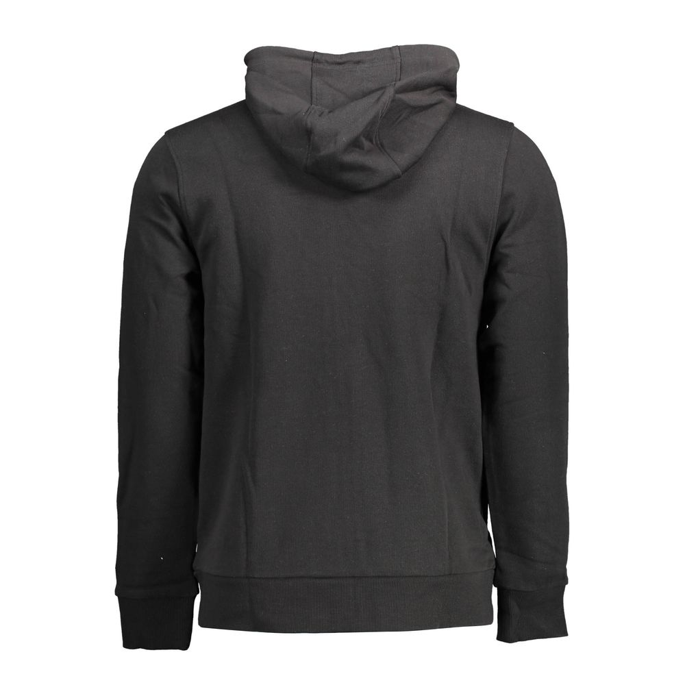 Cavalli Class Schwarzer Baumwollpullover für Männer