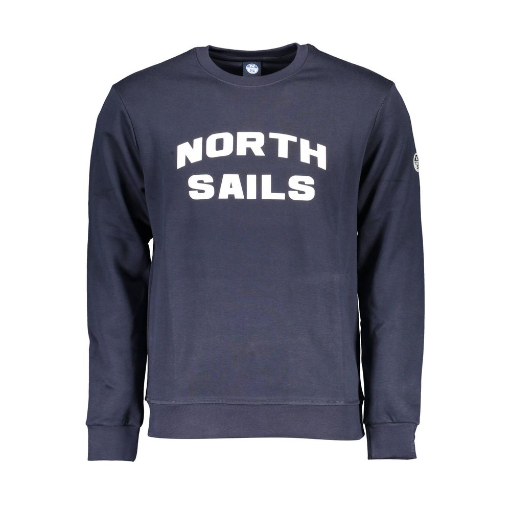 North Sails Blauer Baumwollpullover für Männer