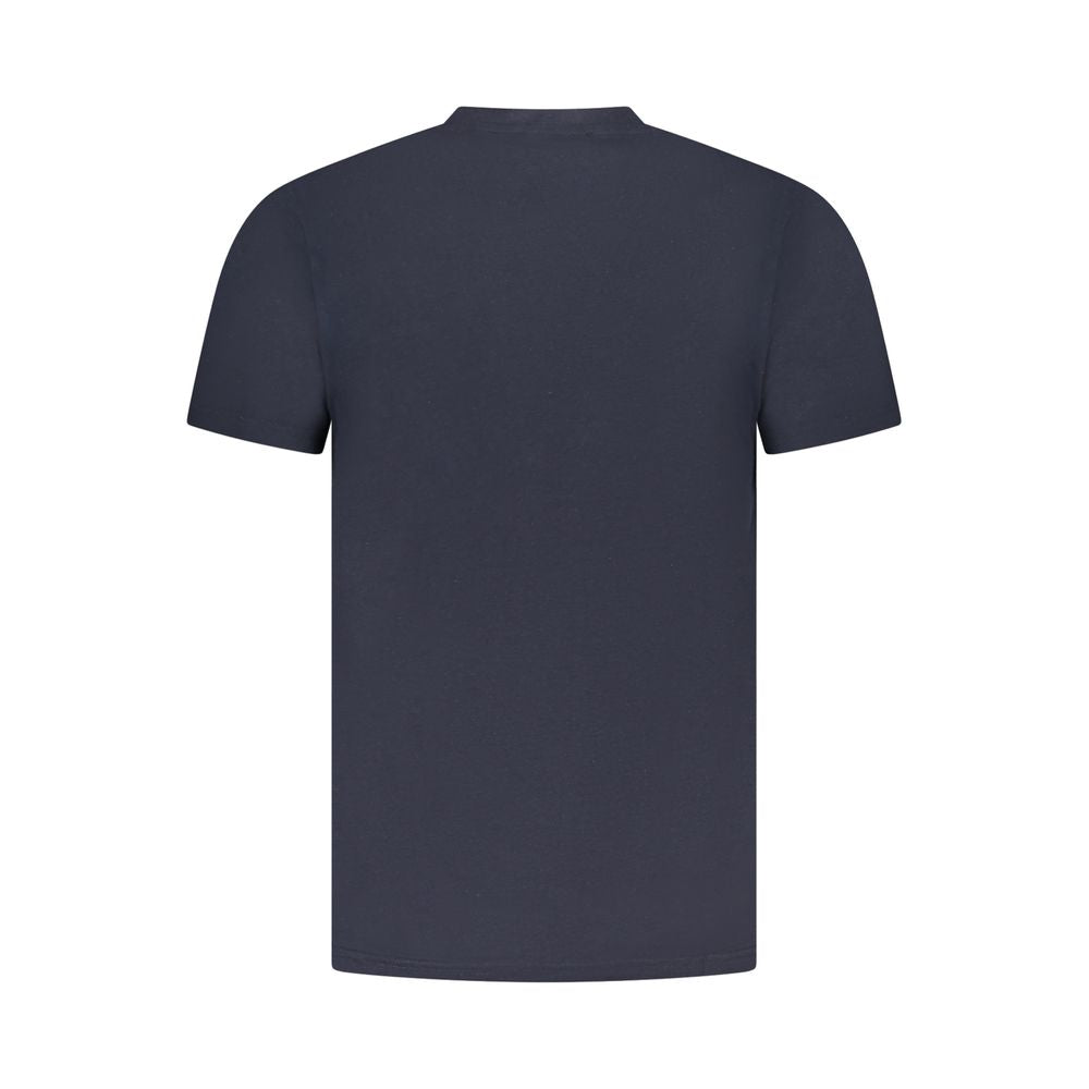 Cavalli Class Blau Baumwolle Männer T-Shirt