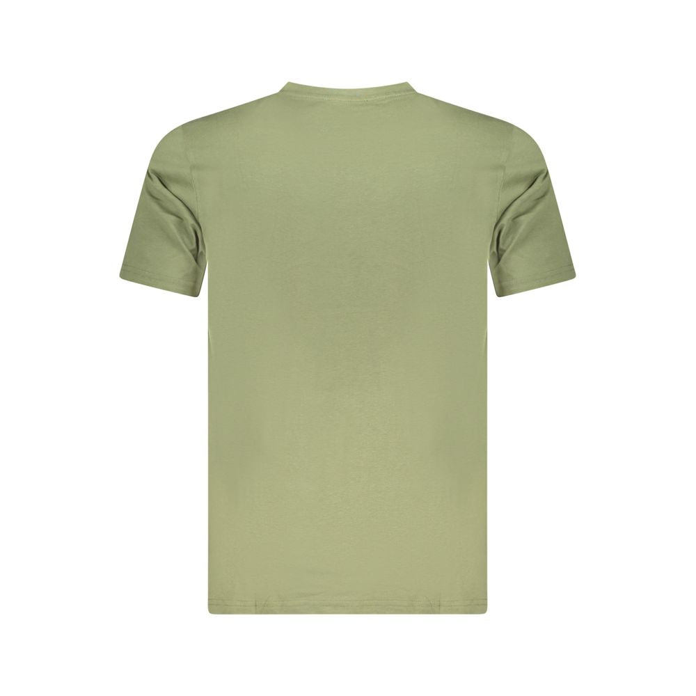 Cavalli Class Grünes Baumwolle Männer T-Shirt
