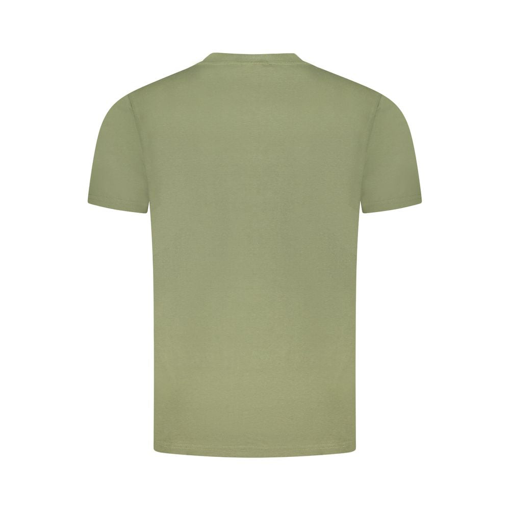 Cavalli Class Grünes Baumwolle Männer T-Shirt