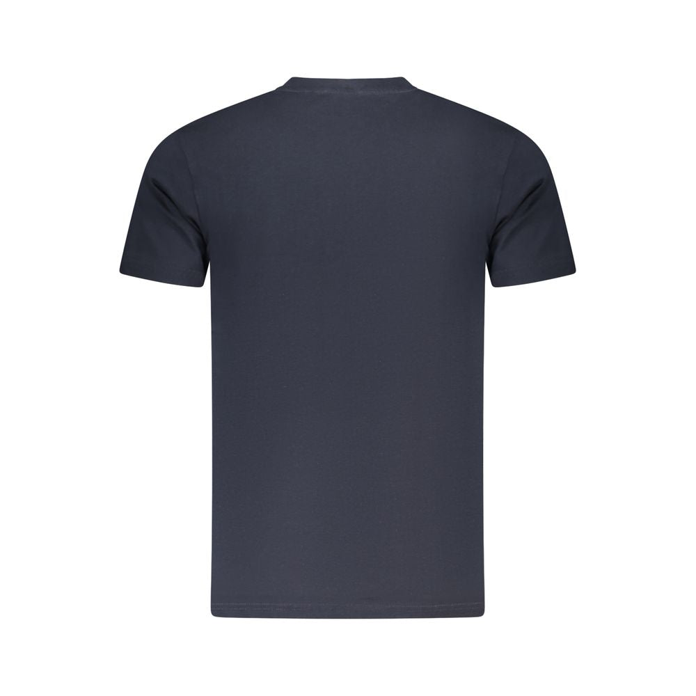 Cavalli Class Blau Baumwolle Männer T-Shirt