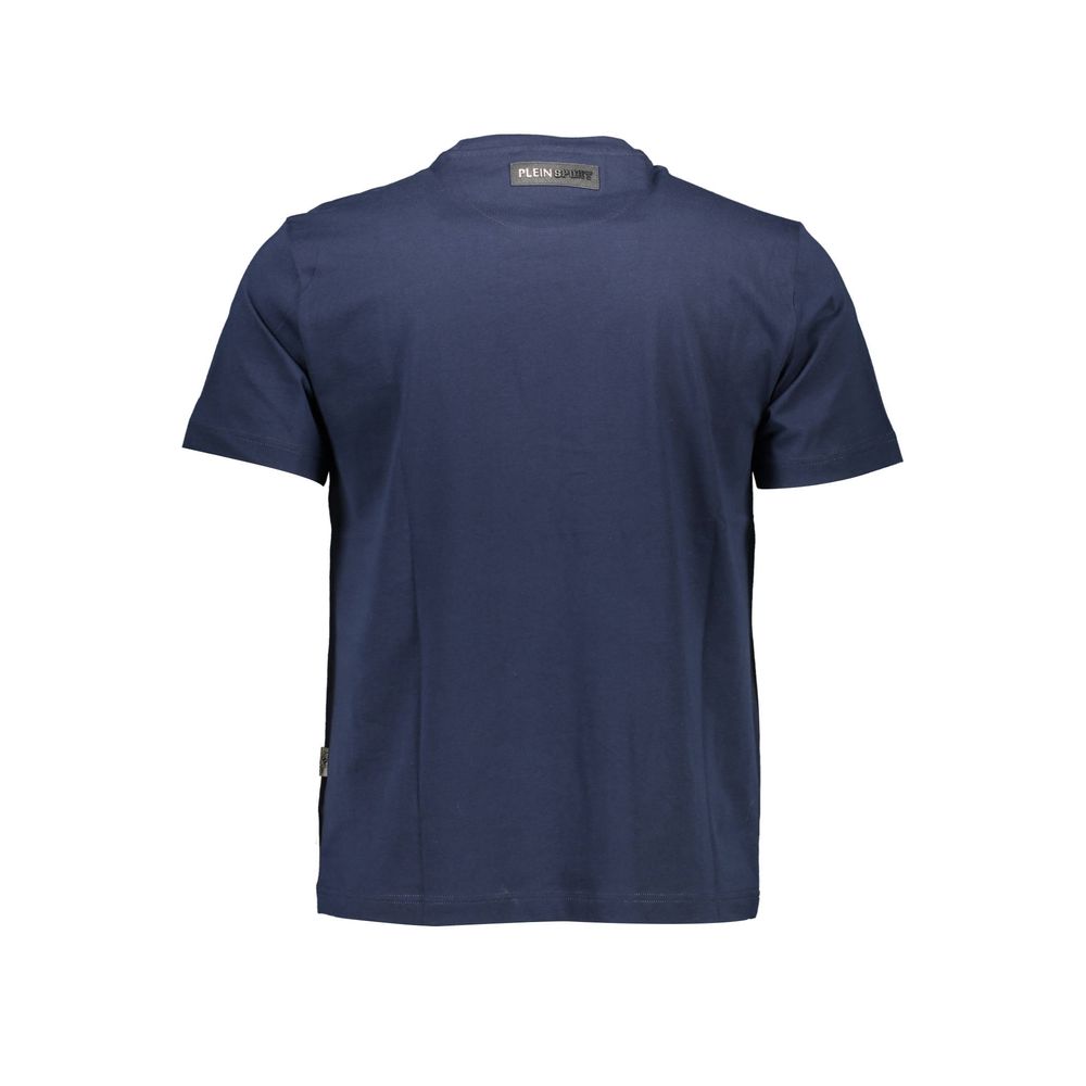 Plein Sport Blau Baumwolle Männer T-Shirt