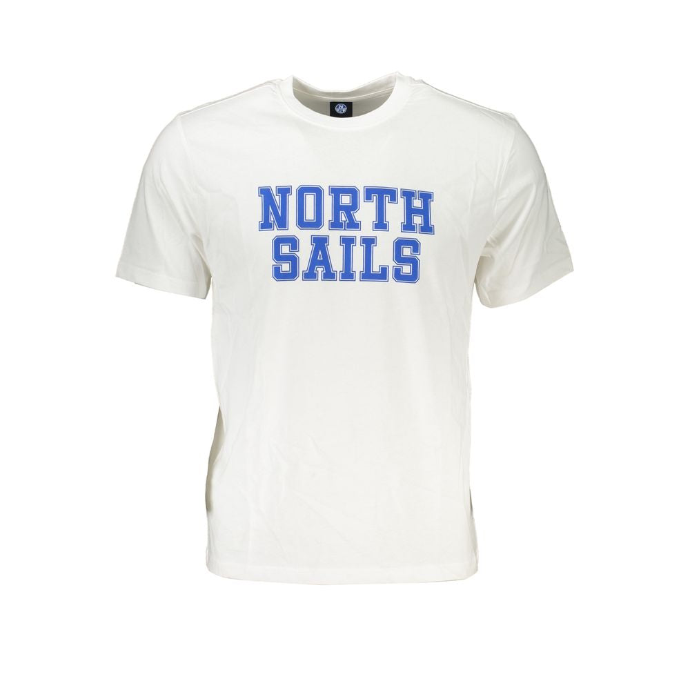 North Sails T-Shirt aus weißer Baumwolle