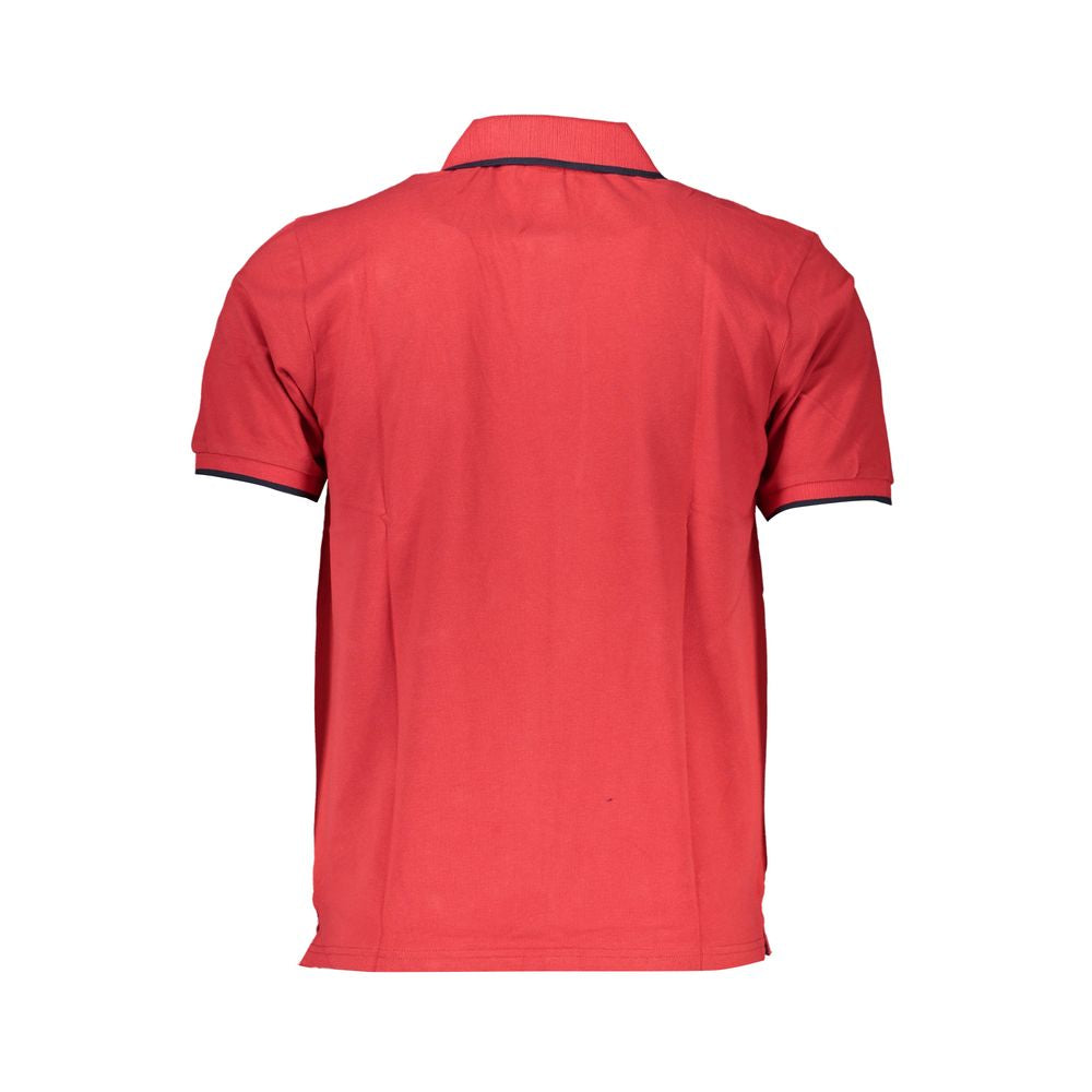 North Sails Rotes Baumwoll-Poloshirt