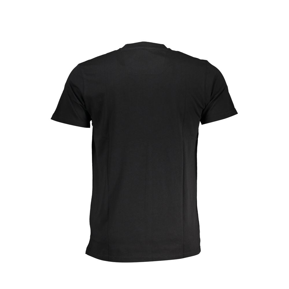 Cavalli Class Schwarzes T-Shirt aus Baumwolle