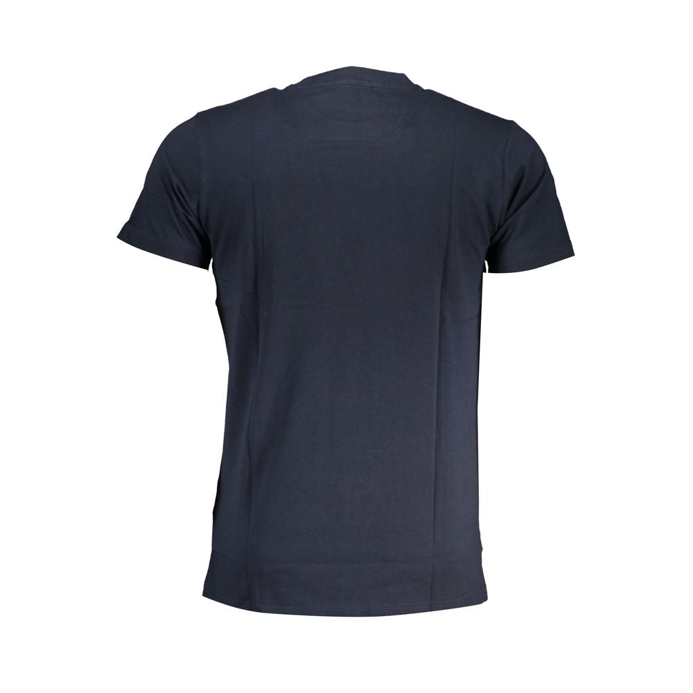 Cavalli Class T-Shirt aus blauer Baumwolle