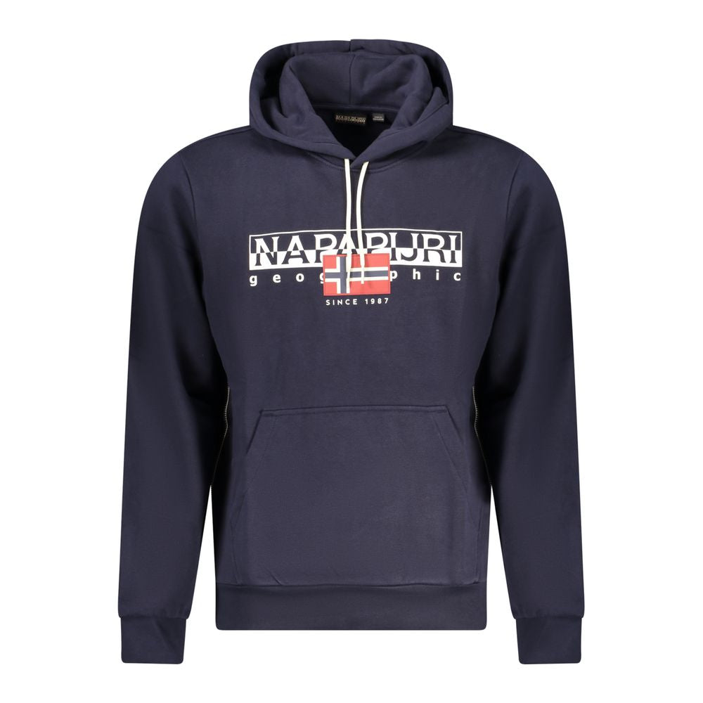 Napapijri Blaues Baumwoll-Sweatshirt