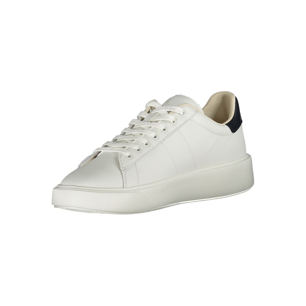 Blauer Weißes Polyethylen Herren Sneaker