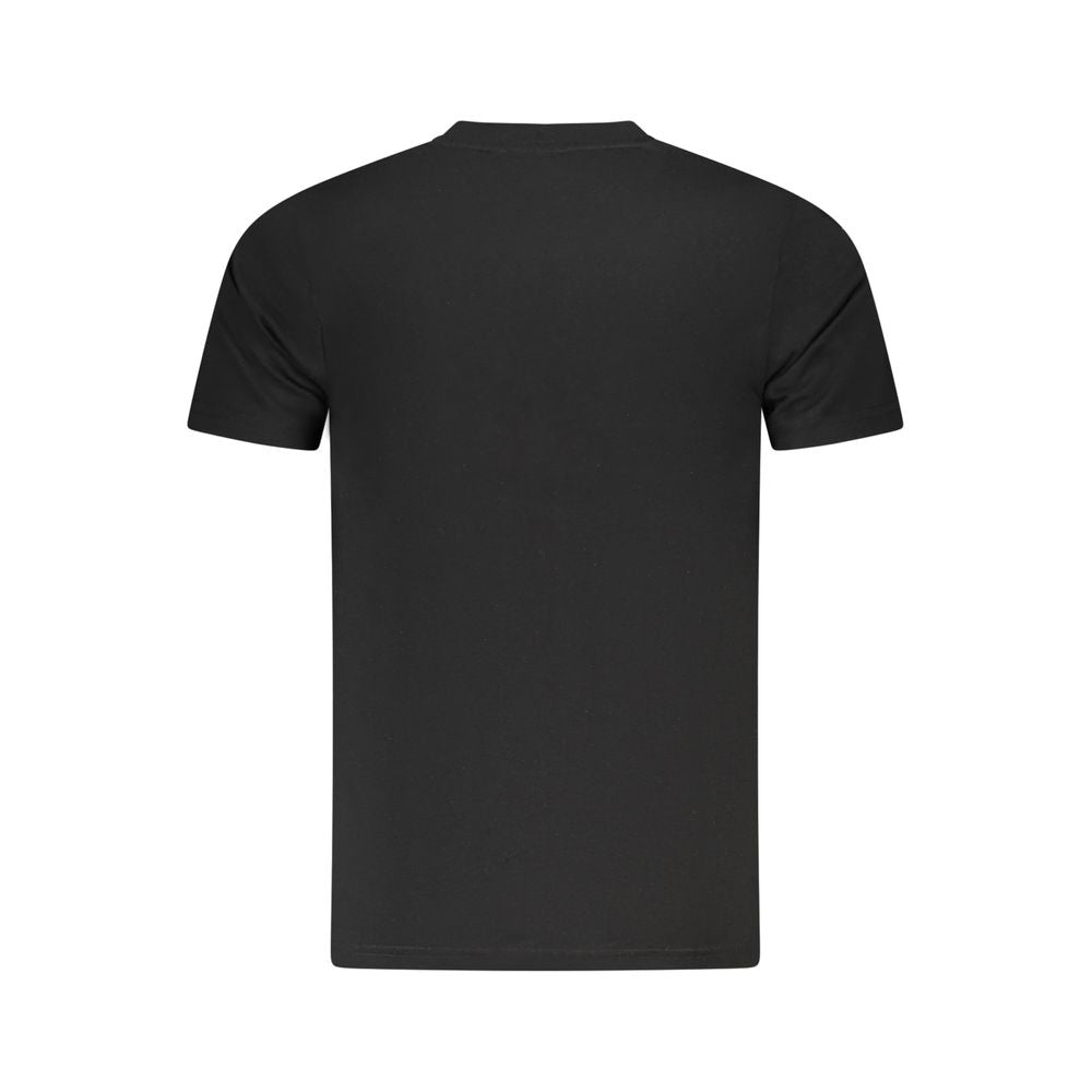 Cavalli Class Schwarzes Baumwolle Männer T-Shirt