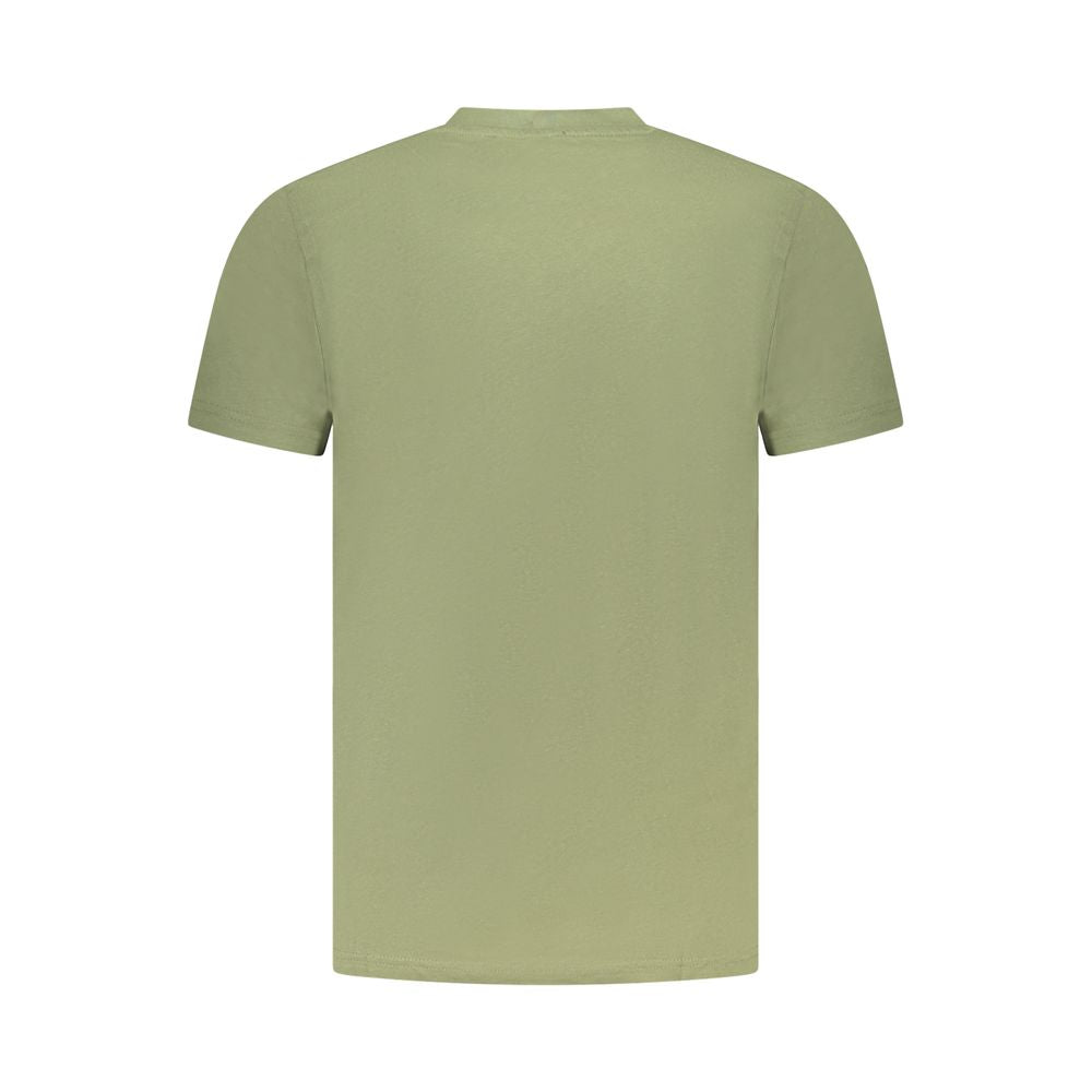 Cavalli Class Grünes Baumwolle Männer T-Shirt