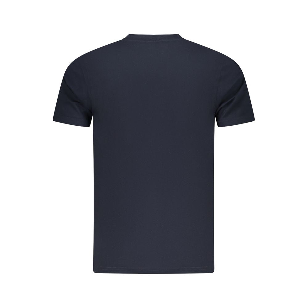Cavalli Class Blau Baumwolle Männer T-Shirt