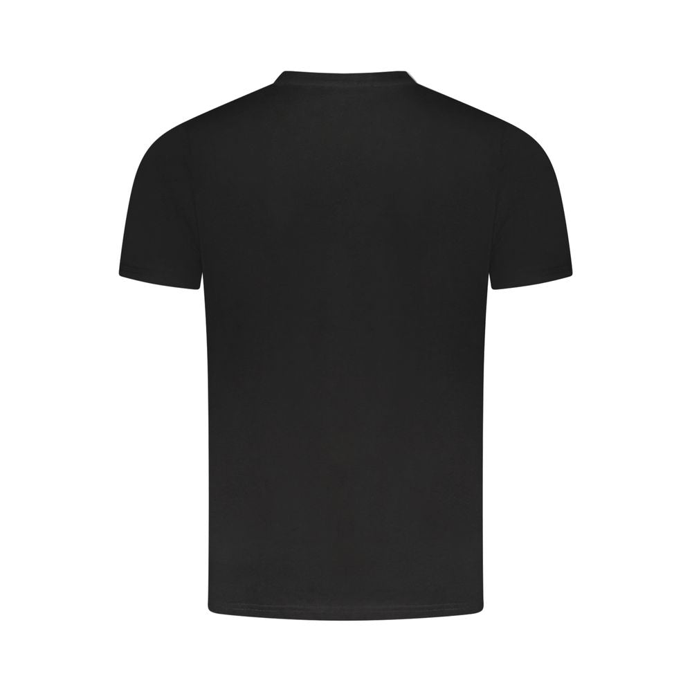 Cavalli Class Schwarzes Baumwolle Männer T-Shirt