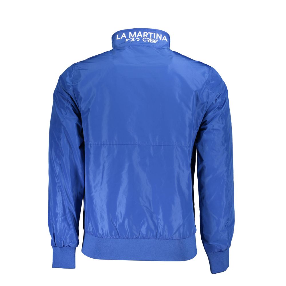 La Martina Blaue Polyester Herrenjacke