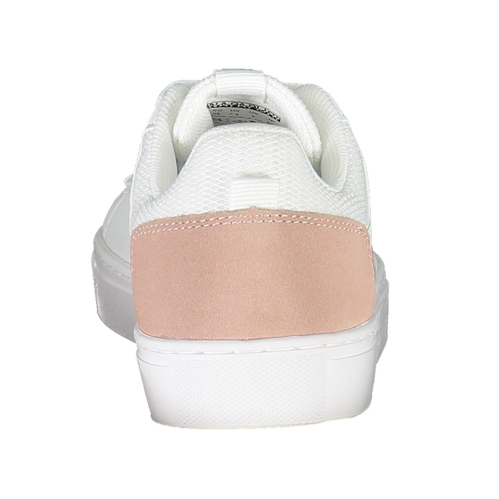 Napapijri Weißes Leder Damen Sneaker