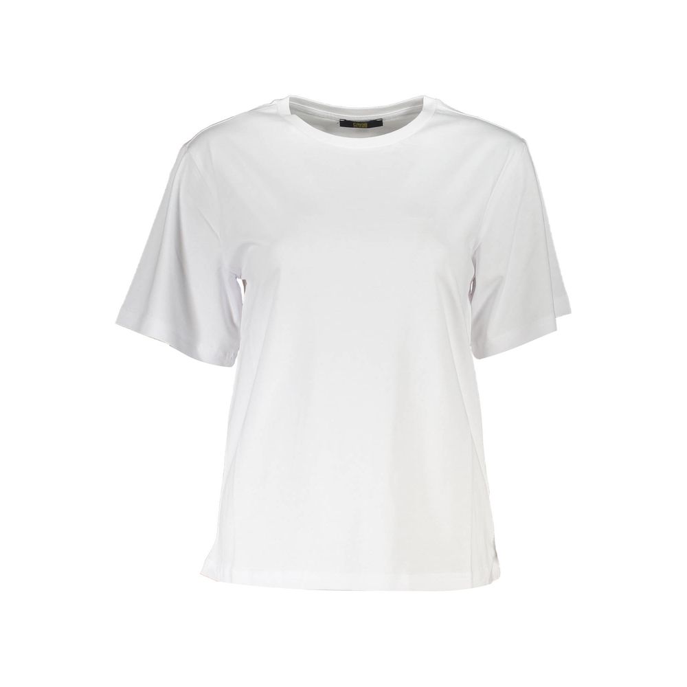 Cavalli Class Weißes T-Shirt aus Baumwolle für Frauen