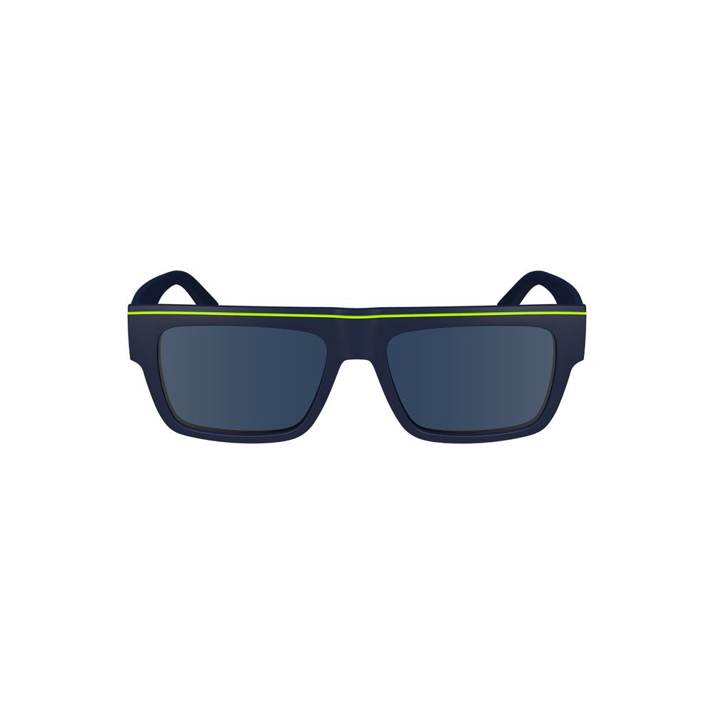 Calvin Klein Blaue Plastik-Sonnenbrille für Männer