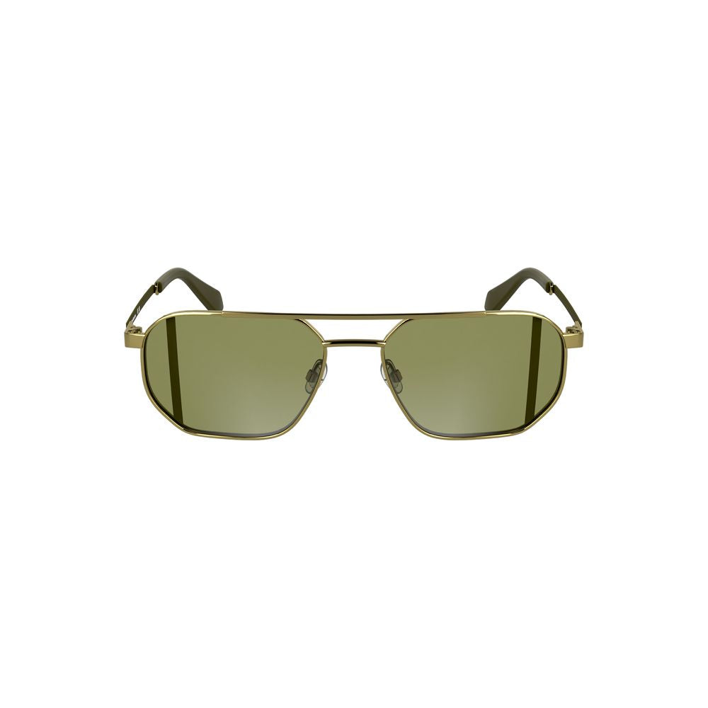 Calvin Klein Gold Metall Männer Sonnenbrille