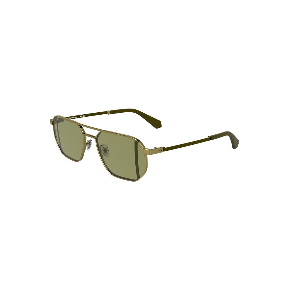 Calvin Klein Gold Metall Männer Sonnenbrille