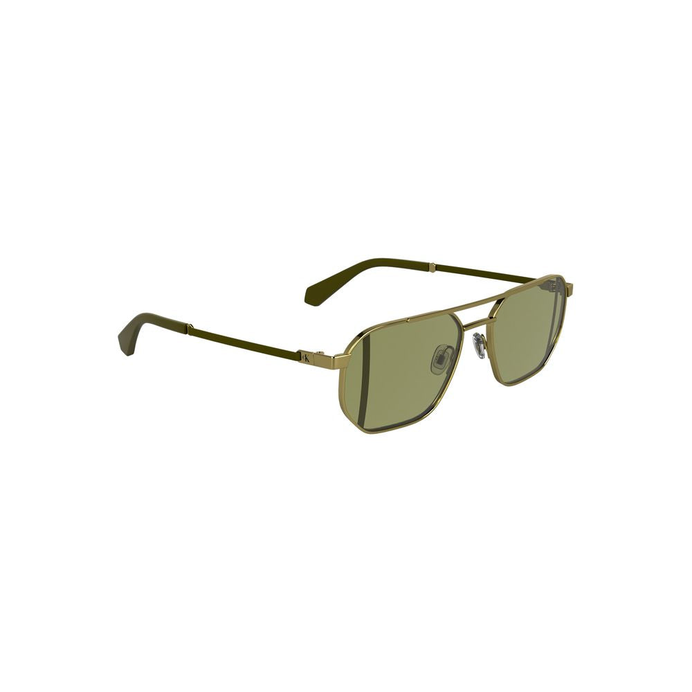 Calvin Klein Gold Metall Männer Sonnenbrille