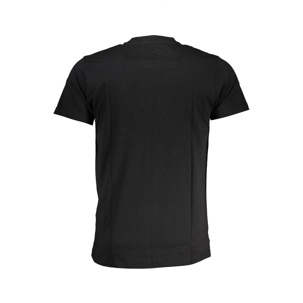 Cavalli Class Schwarzes T-Shirt aus Baumwolle