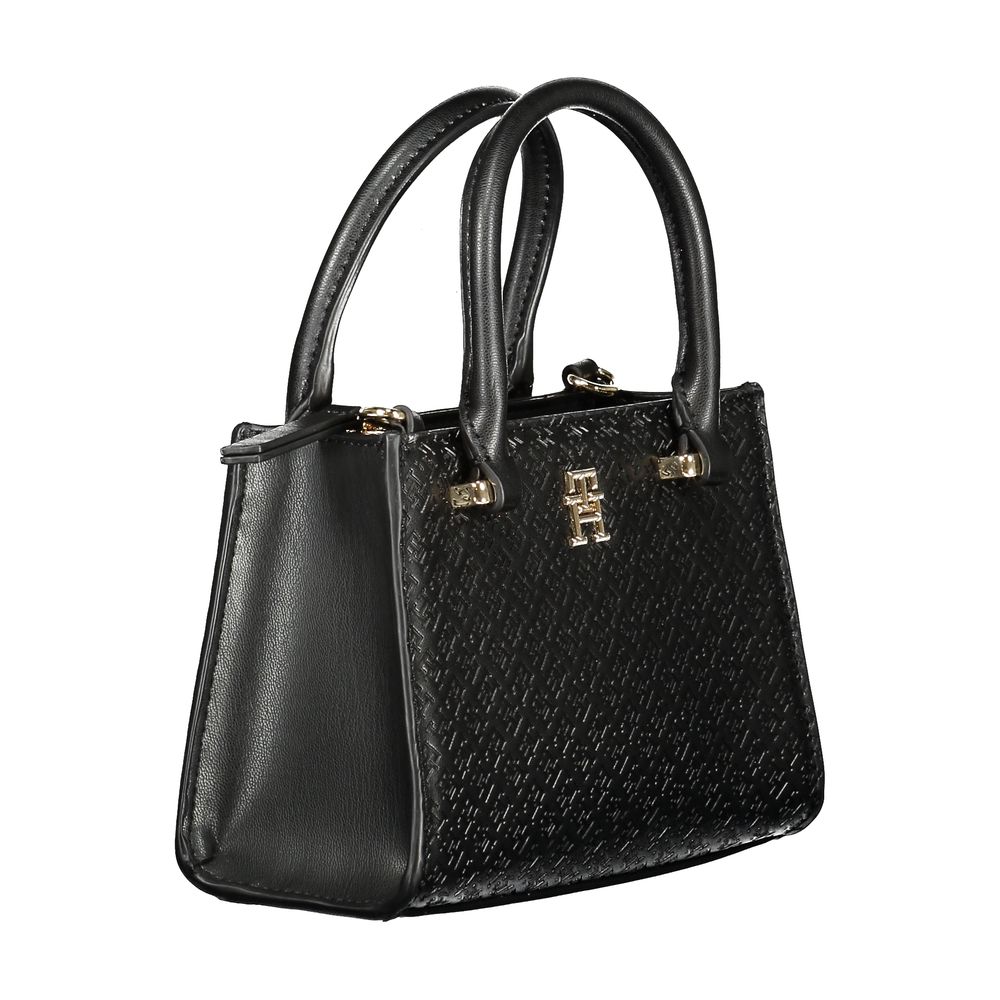 Tommy Hilfiger Schwarz Polyethylen Frauen Handtasche