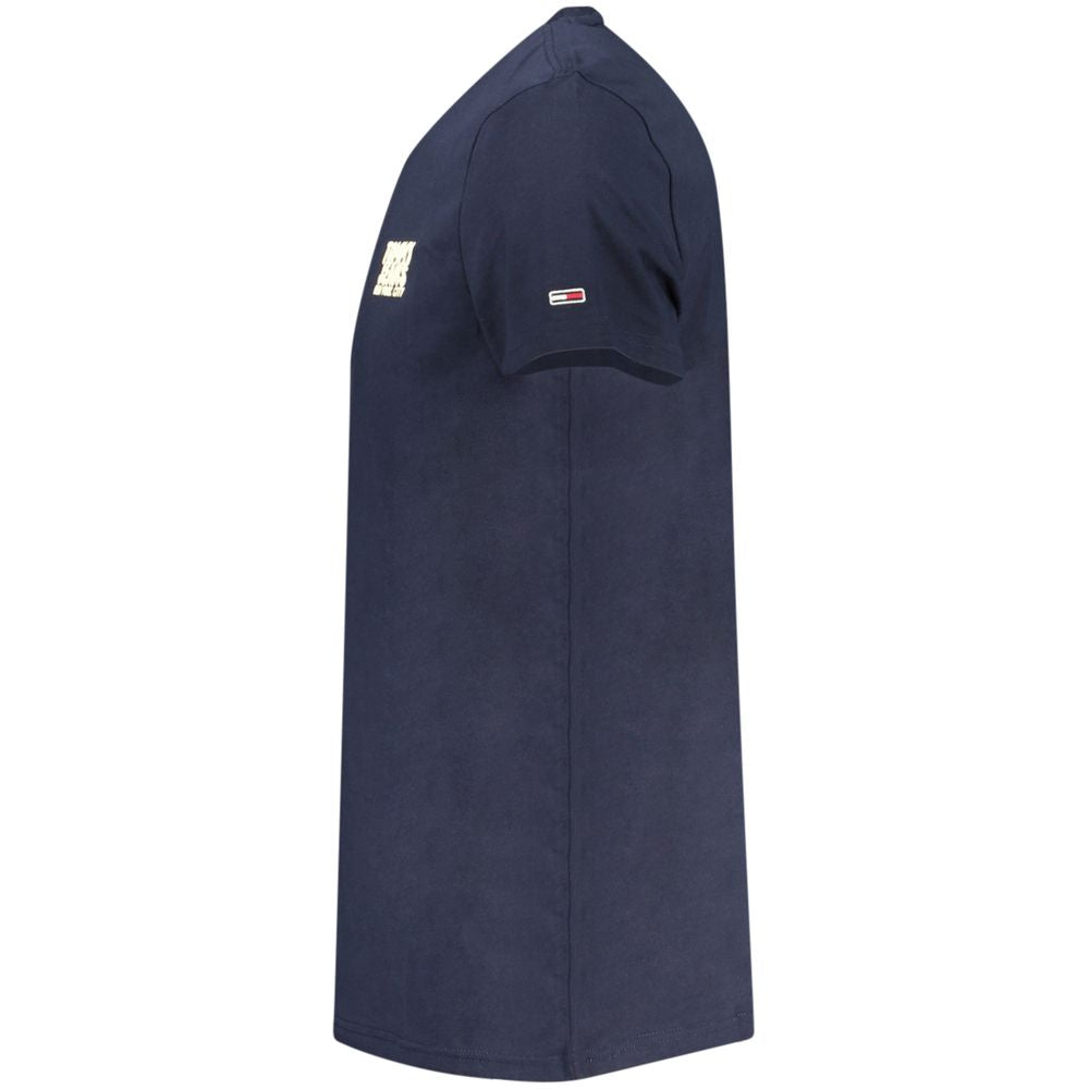 Tommy Hilfiger Blau Baumwolle Männer T-Shirt