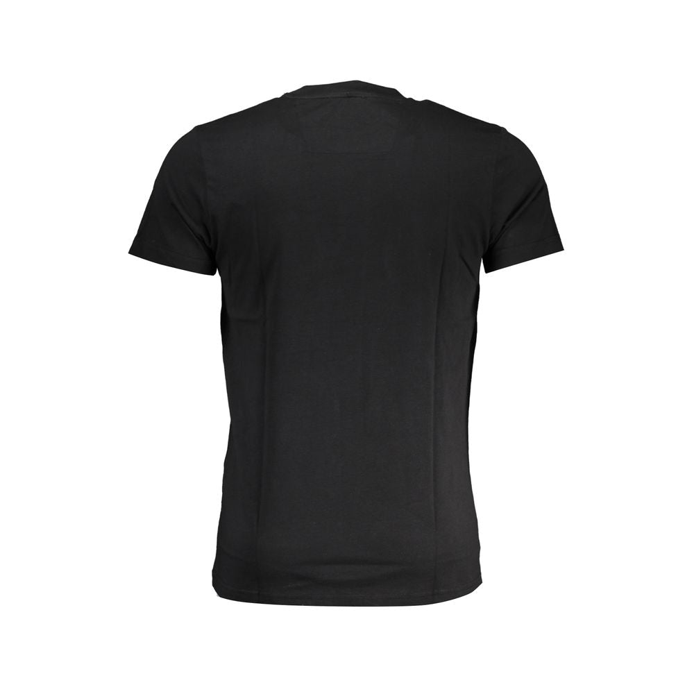 Cavalli Class Schwarzes T-Shirt aus Baumwolle