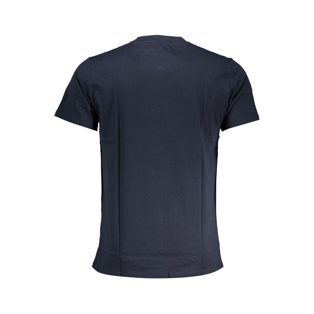 Cavalli Class T-Shirt aus blauer Baumwolle