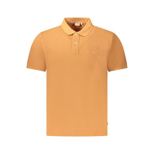 Pepe Jeans Orangefarbenes Baumwoll-Poloshirt für Männer