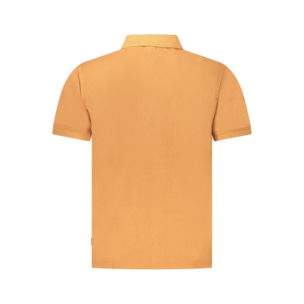 Pepe Jeans Orangefarbenes Baumwoll-Poloshirt für Männer