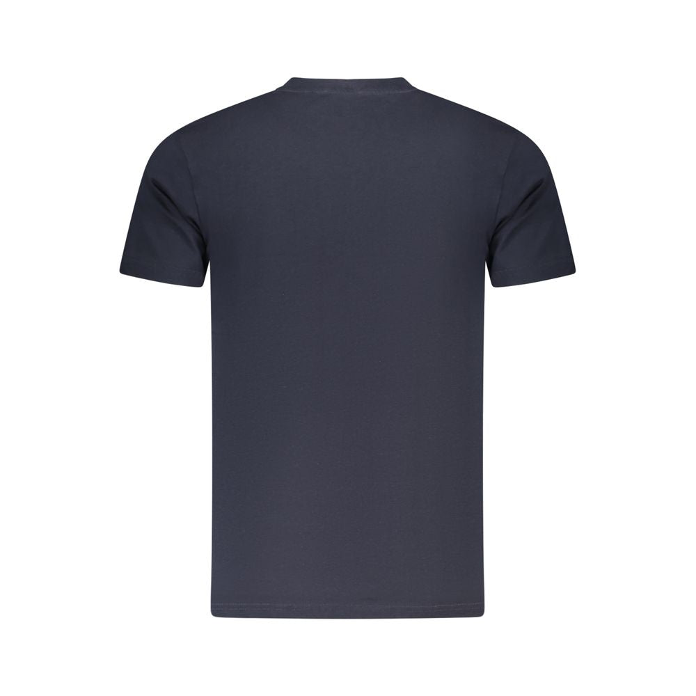 Cavalli Class Blau Baumwolle Männer T-Shirt