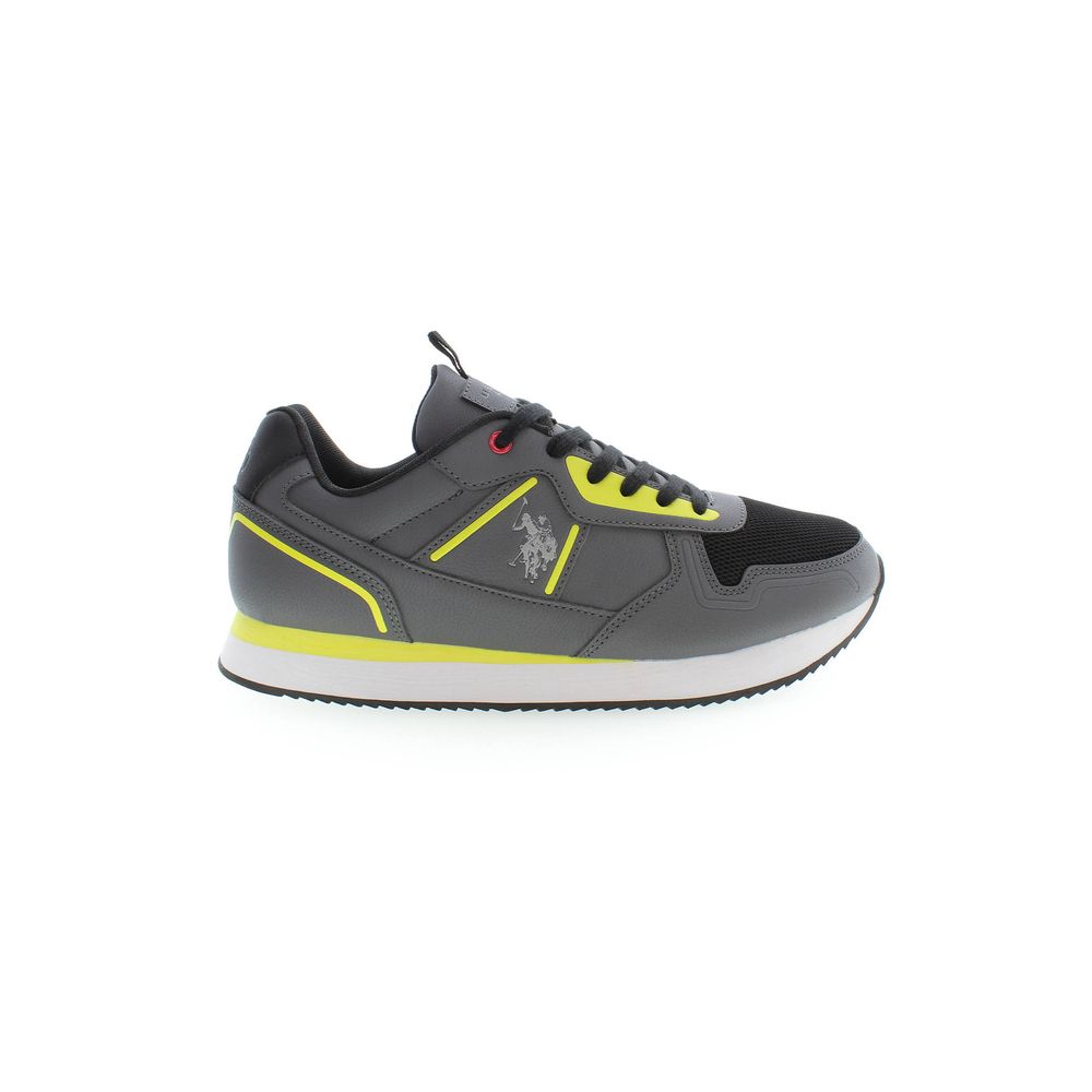 U.S. POLO ASSN. Brauner Polyester Herren Sneaker