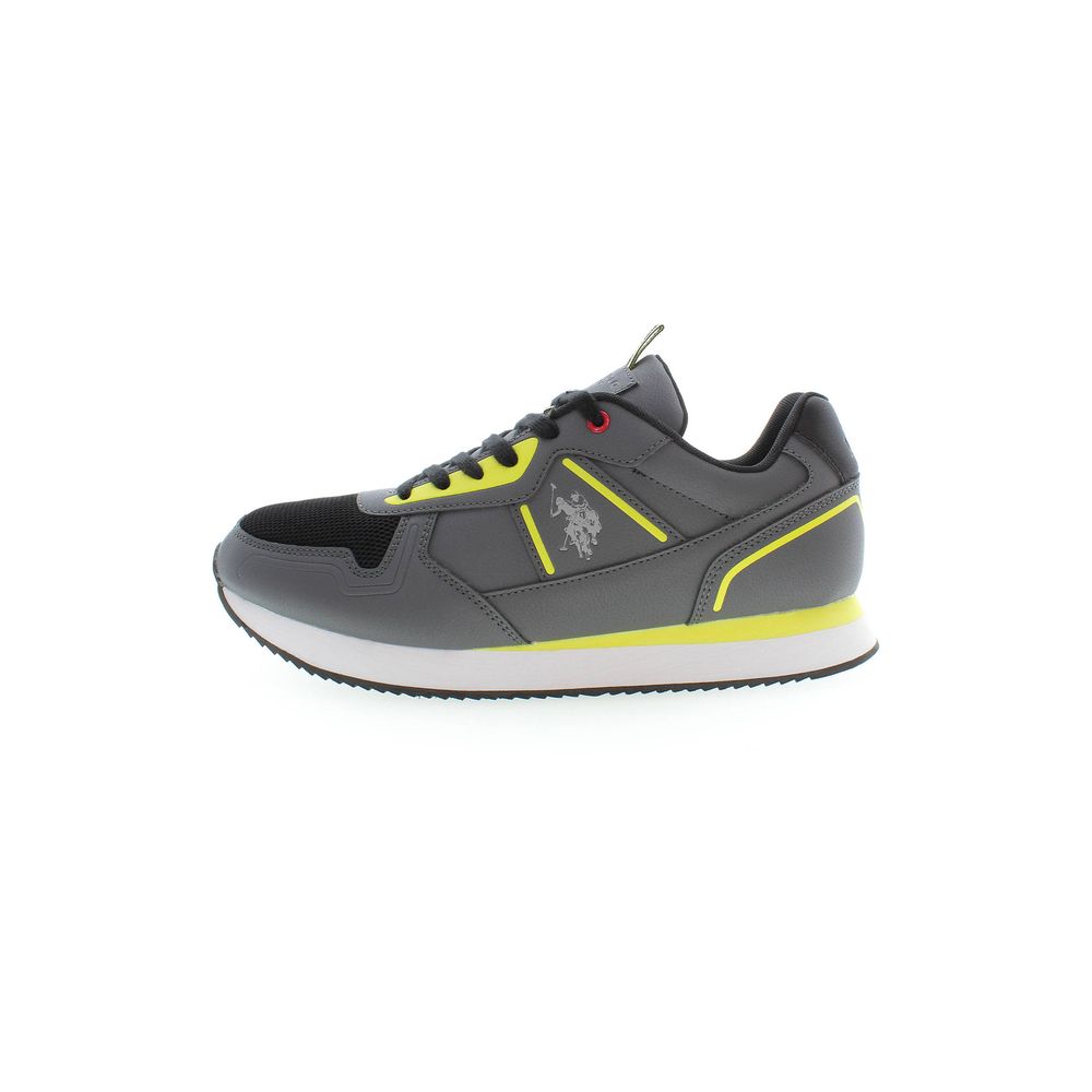 U.S. POLO ASSN. Brauner Polyester Herren Sneaker