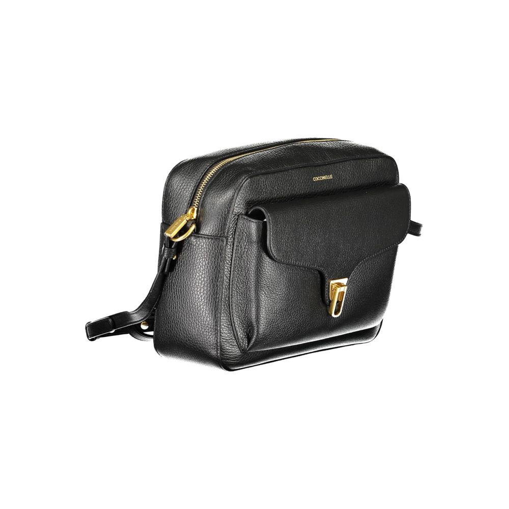 Coccinelle Schwarzes Leder Frauen Handtasche