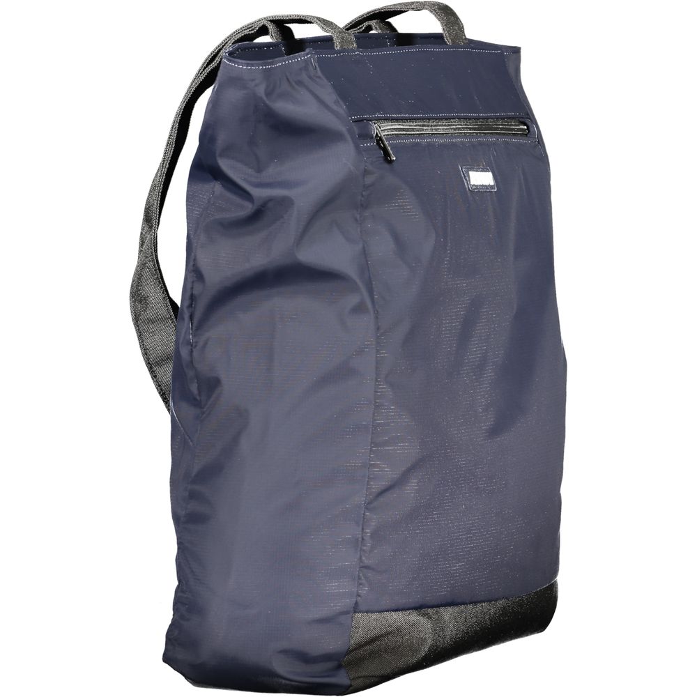 K-WAY Blaue Polyester Handtasche