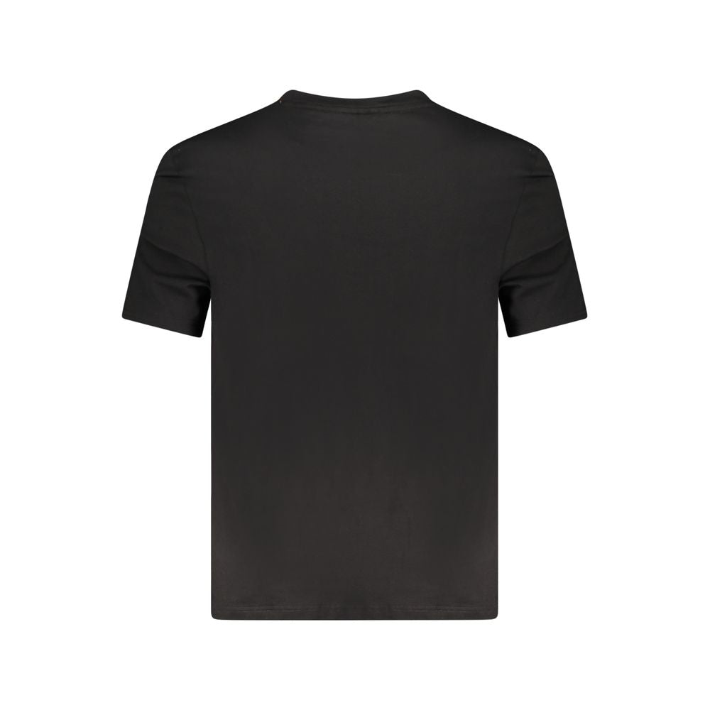 Hugo Boss Schwarzes Baumwolle Männer T-Shirt