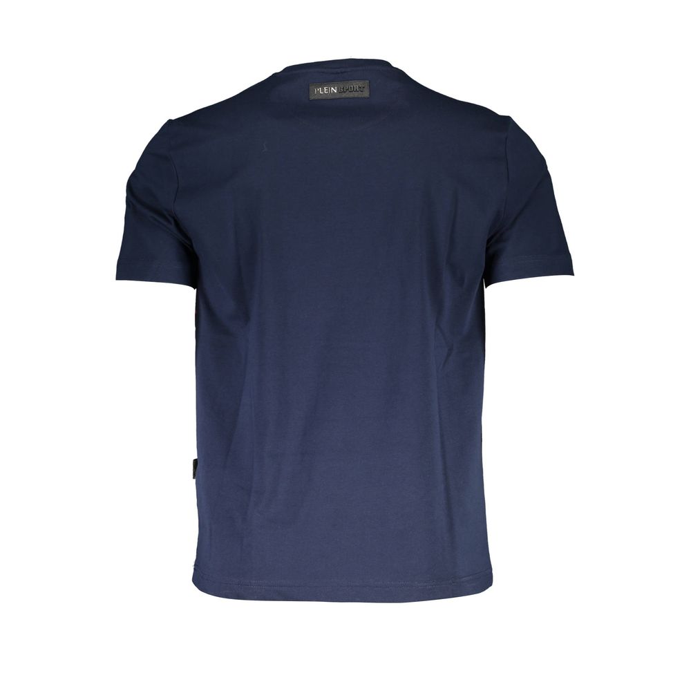 Plein Sport Blau Baumwolle Männer T-Shirt