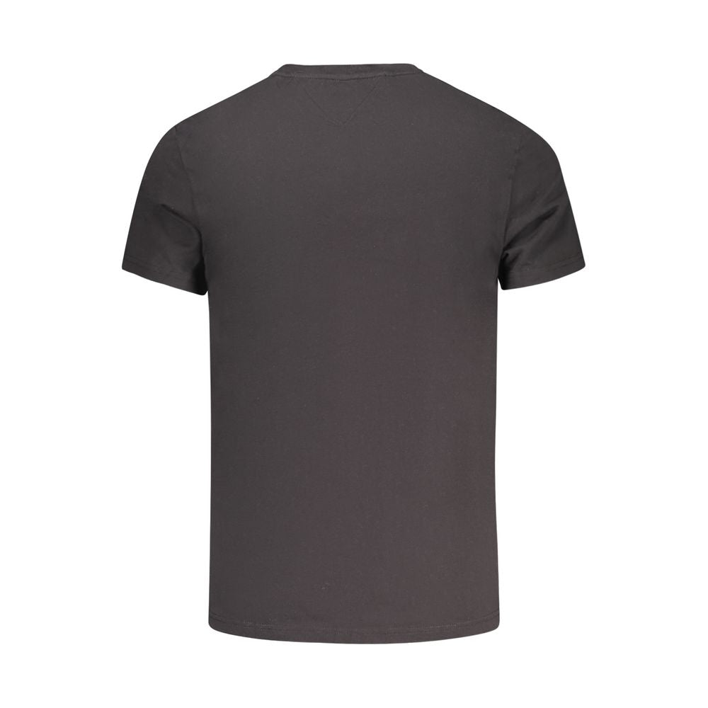 Tommy Hilfiger Schwarzes Baumwolle Männer T-Shirt