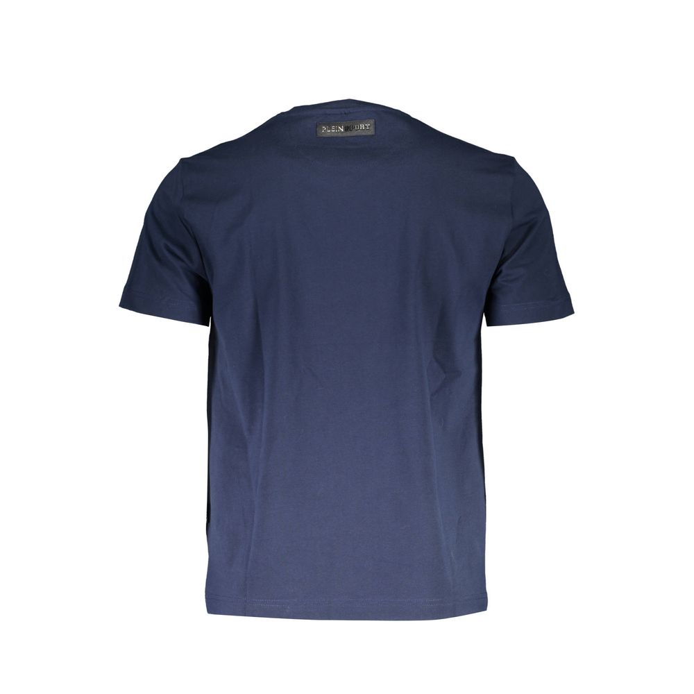 Plein Sport Blau Baumwolle Männer T-Shirt