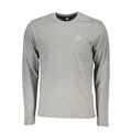North Sails Grigio Cotton Men T-Shirt