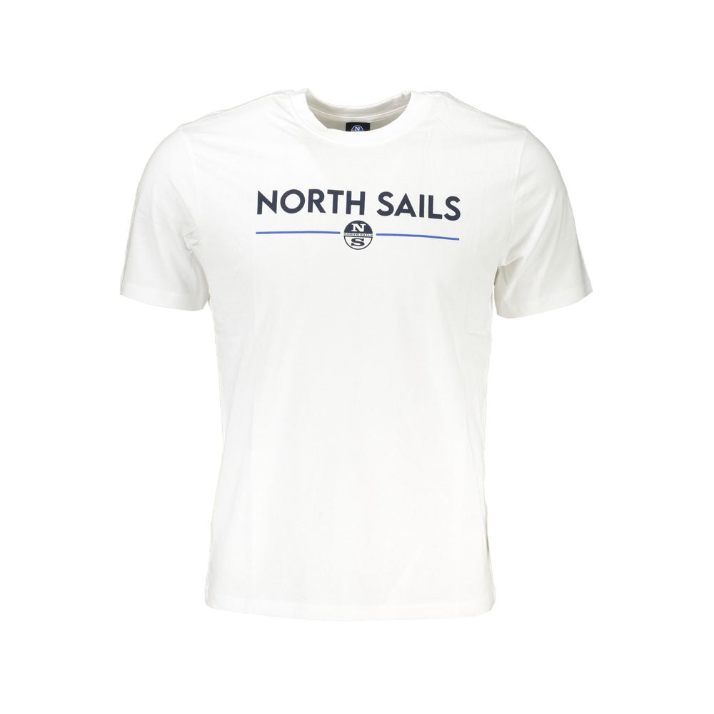 North Sails T-Shirt aus weißer Baumwolle