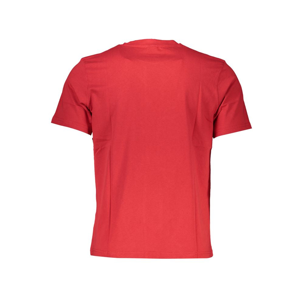 North Sails T-Shirt aus roter Baumwolle