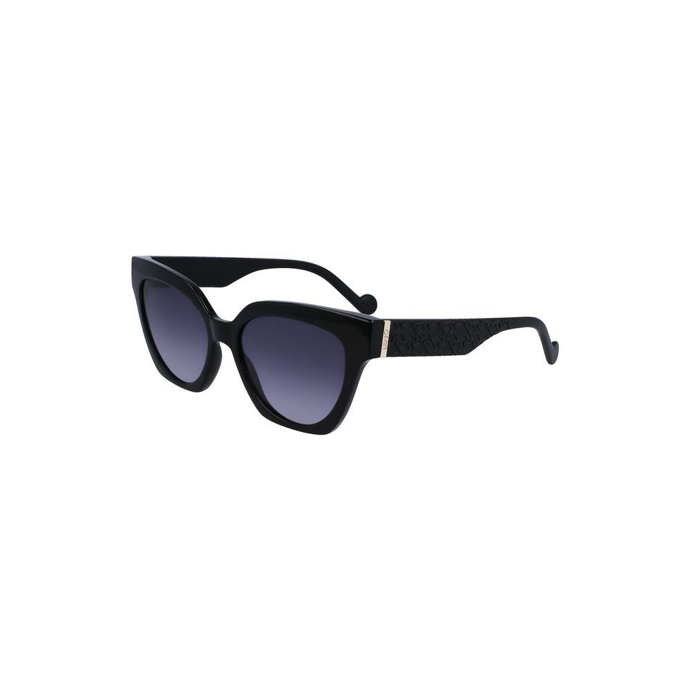 Liu Jo Schwarze Sonnenbrille mit Bio-Injektion für Frauen