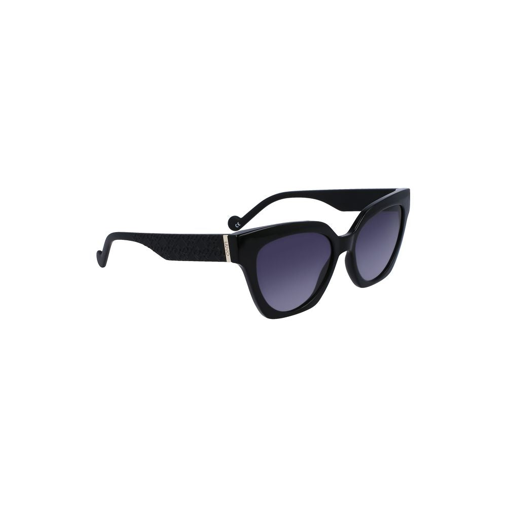 Liu Jo Schwarze Sonnenbrille mit Bio-Injektion für Frauen