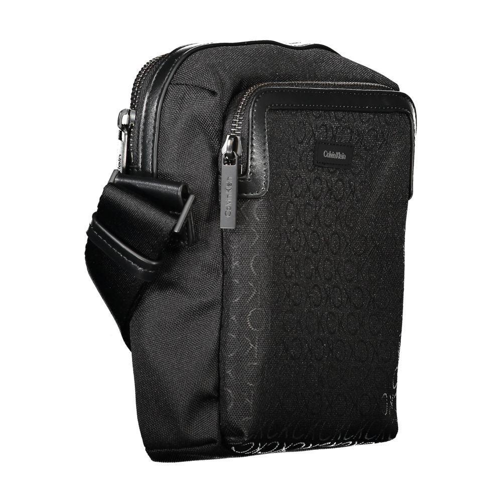 Calvin Klein Schwarze Polyester Männer Umhängetasche